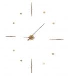 Designové nástěnné hodiny Nomon Mixto NP Gold 125cm 161629 Hodiny