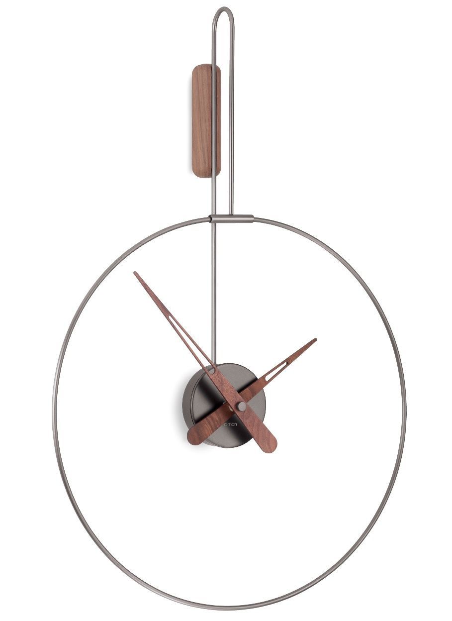 Designové nástěnné hodiny Nomon Daro Graphite small 62cm 177348 Hodiny