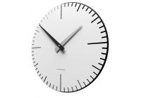 Designové hodiny 10-025 CalleaDesign Exacto 36cm (více barevných verzí) Barva černá klasik-5 - RAL9017 166474 Hodiny