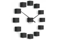 Designové nástěnné nalepovací hodiny Future Time FT3000BK Cubic black 167212 Hodiny
