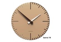 Designové hodiny 10-025 CalleaDesign Exacto 36cm (více barevných verzí) Barva černá klasik-5 - RAL9017 166474 Hodiny