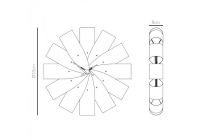 Designové nástěnné hodiny Nomon Ciclo CIMG mix 55cm 172447 Hodiny