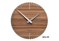 Designové hodiny 10-025 natur CalleaDesign Exacto 36cm (více dekorů dýhy) Design bělený dub - 81 166395 Hodiny