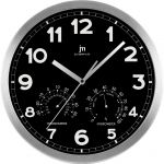 Designové nástěnné hodiny 14931N Lowell 30cm kulaté černé 161118 Lowell Italy Hodiny