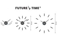 Designové nalepovací hodiny Future Time FT9400RD Modular red 40cm 167160 Hodiny
