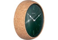 Designové nástěnné hodiny 3509gn Nextime Cork 30cm 169467 Hodiny