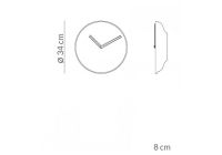 Designové nástěnné hodiny Nomon Jazz G 34cm 172457 Hodiny