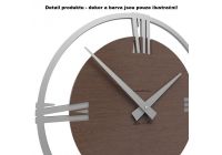 Designové hodiny 10-031n natur CalleaDesign Sirio 38cm (více dekorů dýhy) Design bělený dub - 81 169177 Hodiny